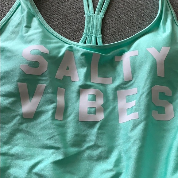 Forever 21 One piece swimsuit in mint color - Picture 5 of 7